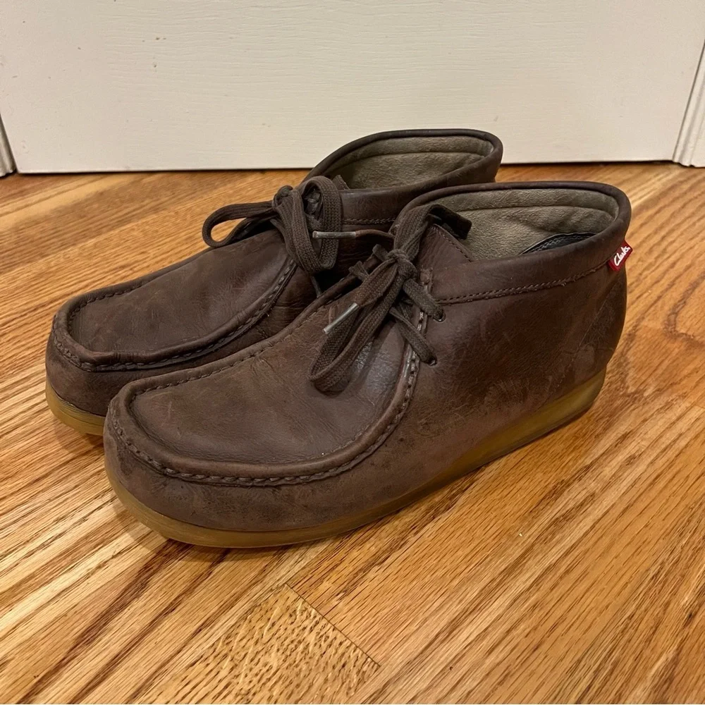 Clarks Wallabees Brown Leather Chukka Boots 8.5 Men’s Shoes